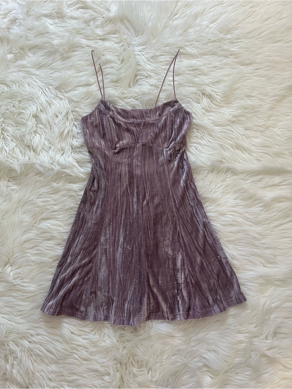 Wild Fable Lilac Velvet Mini Dress Size Small